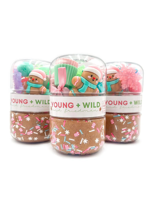Gingerbread Pastel Grab & Go Dough Jar