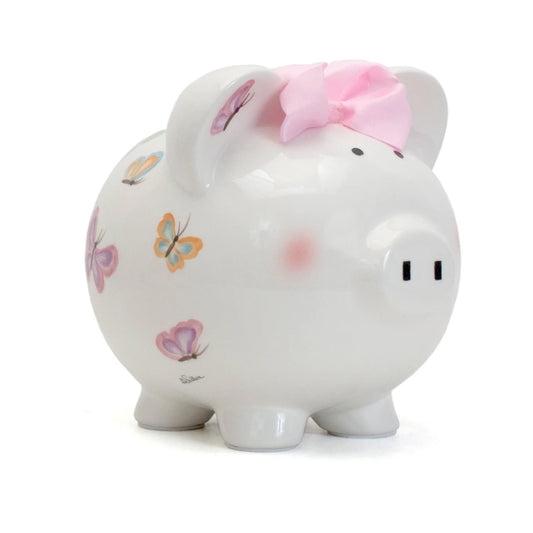 Petite Papillion Piggy Bank