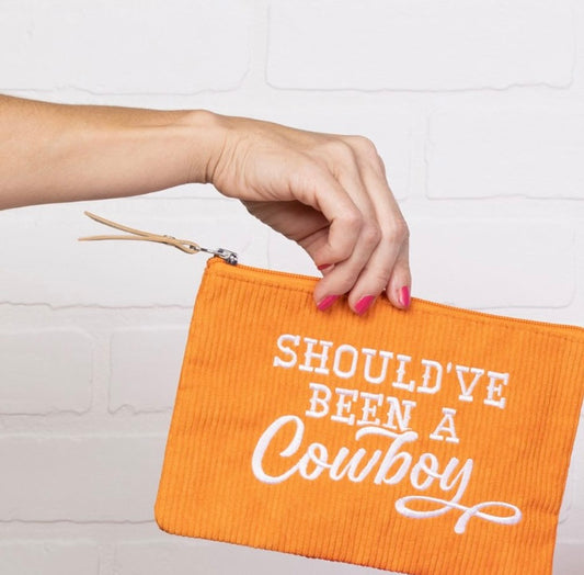 Should’ve Been a Cowboy Corduroy Bag