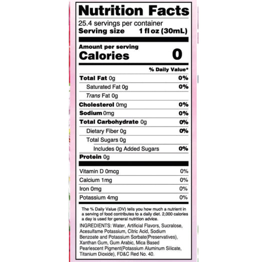 Sugar Free Cotton Candy Skinny Syrup