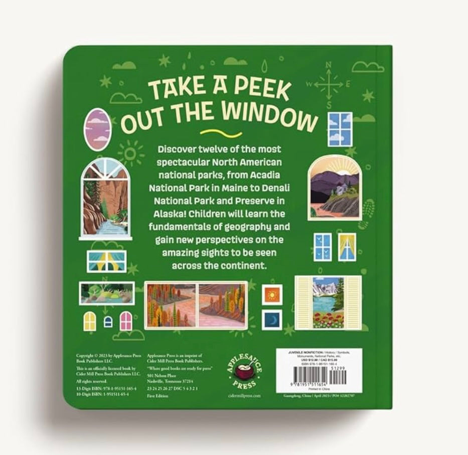 Windows To The National Parks, a Lift the Flap Board Book