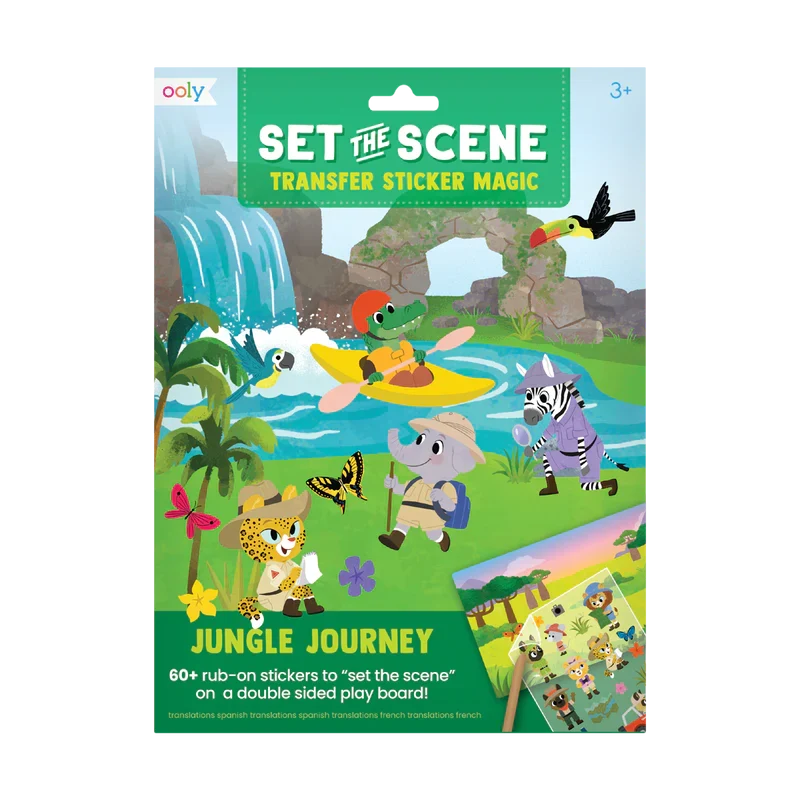 Set the Scene Transfer Sticker Magic - Jungle Journey