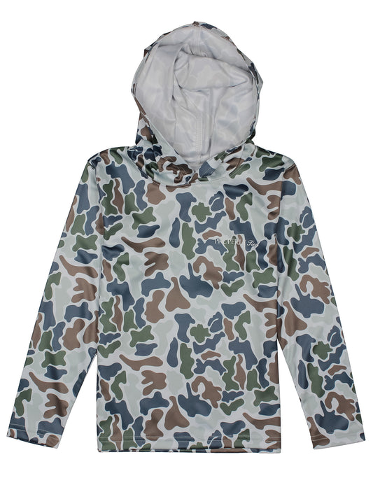 PT Youth Sportsman Performance Hoodie Terra Camo