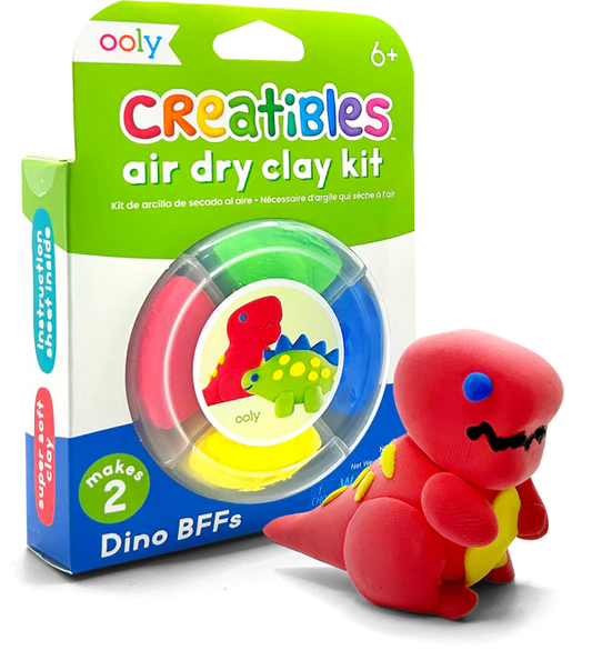 Creatibles Mini Air Dry Clay Kit - Dino BFFs