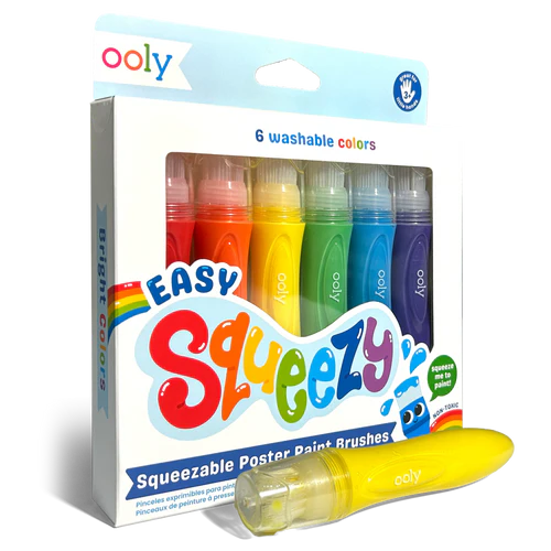 Ooly Squeezable Poster Paint Brushes