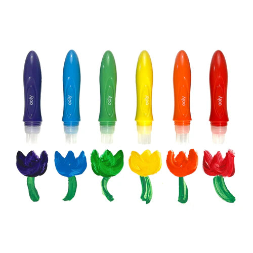 Ooly Squeezable Poster Paint Brushes