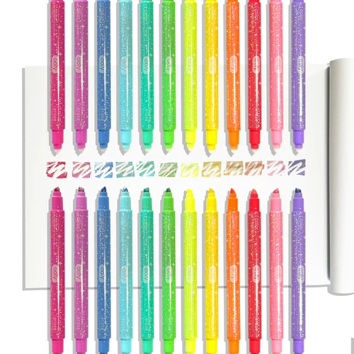 Make No Mistake! Glittery Erasable Markers