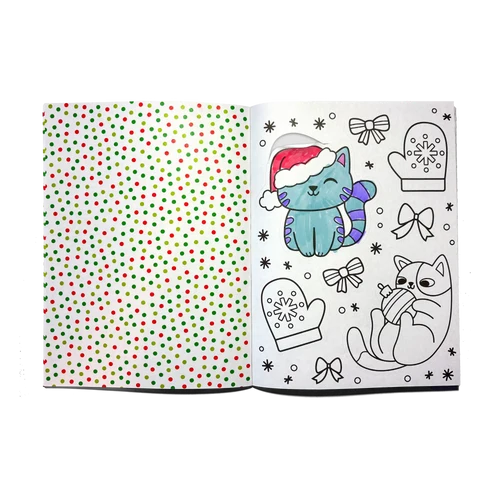 Stickiville: Color-in' Sticker Book - Jolly Cheer