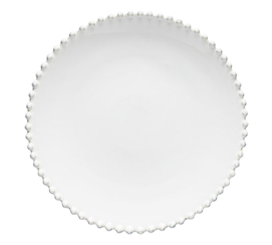 Pearl White Dinner Plate