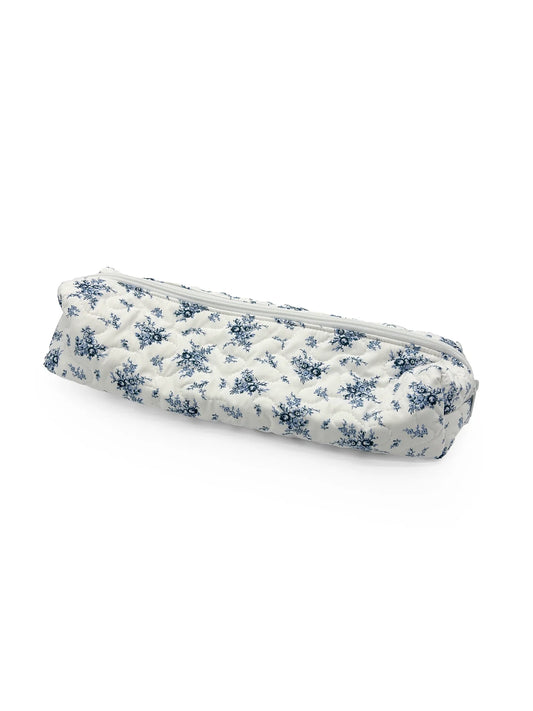 Picnic Floral Navy Quilted Hot Tools Bag