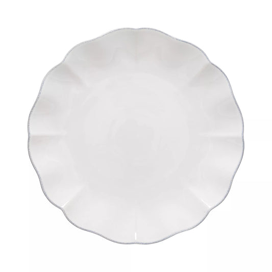 Rosa White Dinner Plate