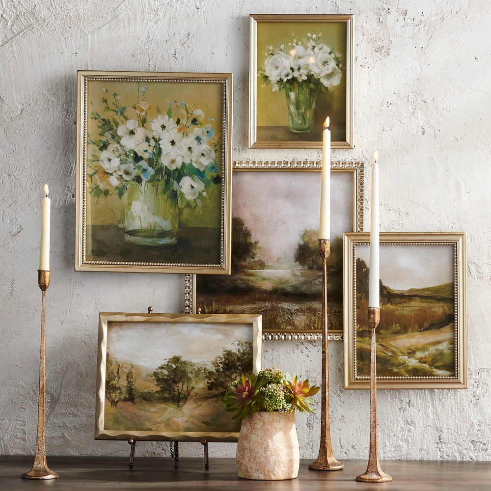 Raz Gold Candlesticks, 3 Sizes
