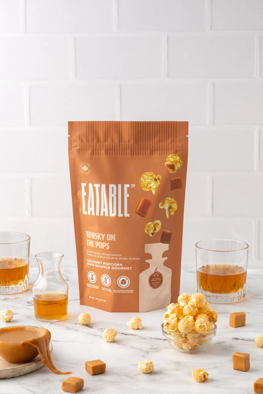 Eatable Whiskey on the Pops Popcorn