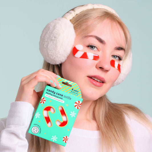 BF Christmas Holiday Candy Cane Cutie Depuffing Undereye Masks