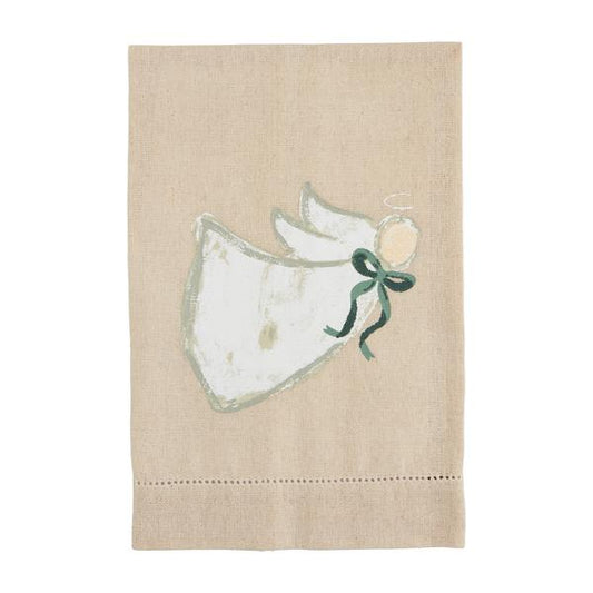 Angel Christmas Painted Towel