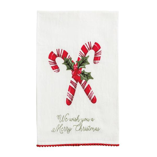 Candy Cane Printed Towel