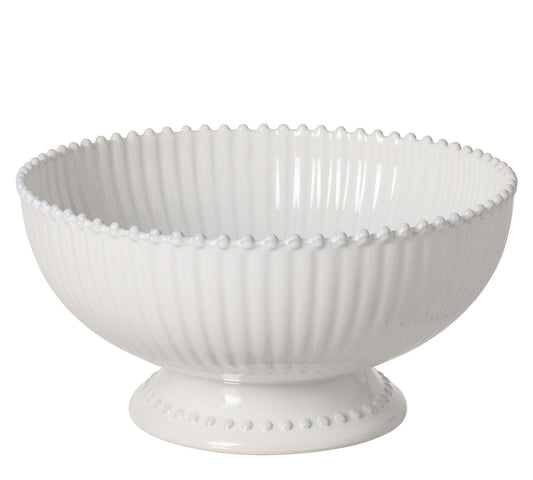 Pearl White Centerpiece Bowl