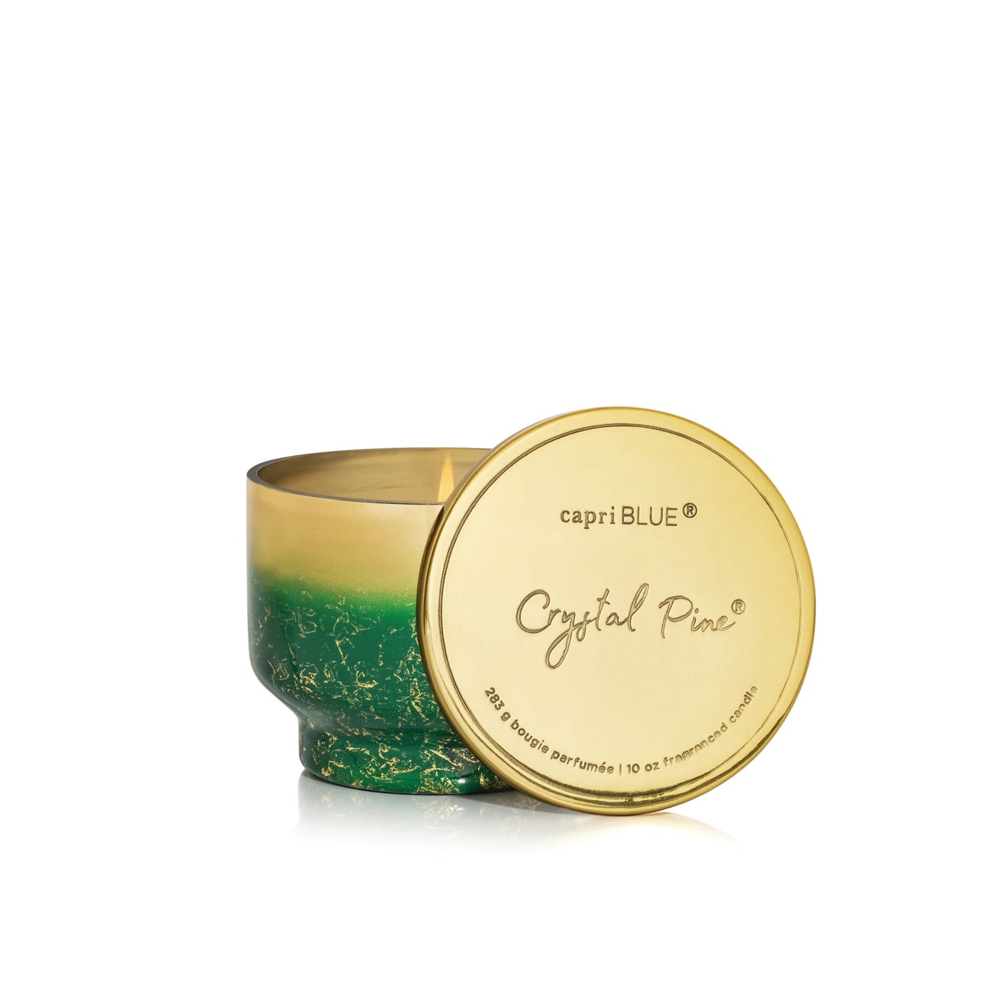 Crystal Pine Inverted Candle, 10oz