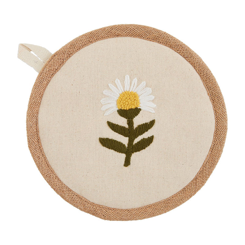 Bundle Floral Embroidery Pot Holder, Assorted