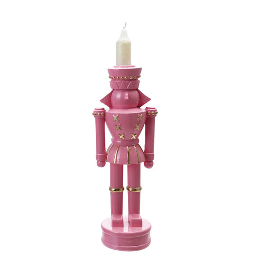 Nutcracker Shaped Taper Candle Holder, 3 Styles
