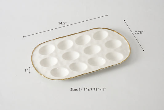 Pampa Bay Oval Deviled Egg Tray