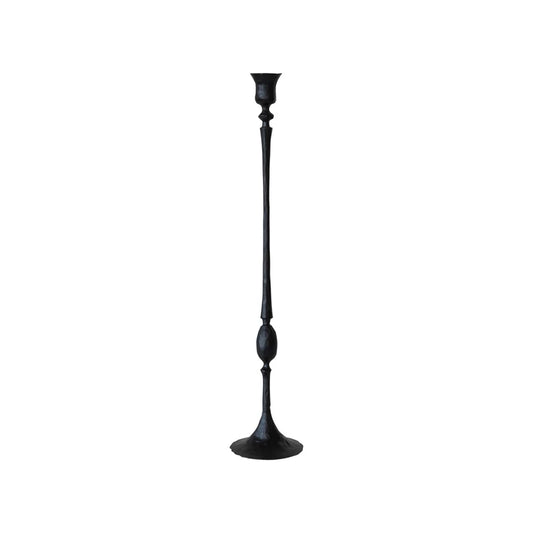 2O" H Hand Forged Cast Iron Taper Candle Holder