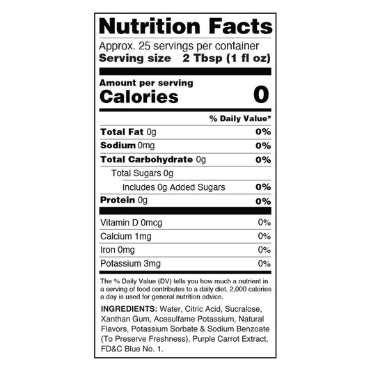 Sugar Free Dragonfruit Acai Syrup