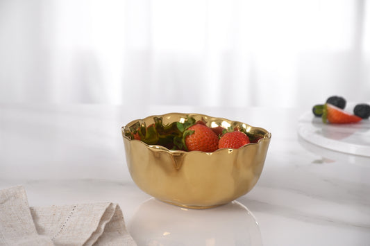 Pampa Bay Gold Snack Bowl