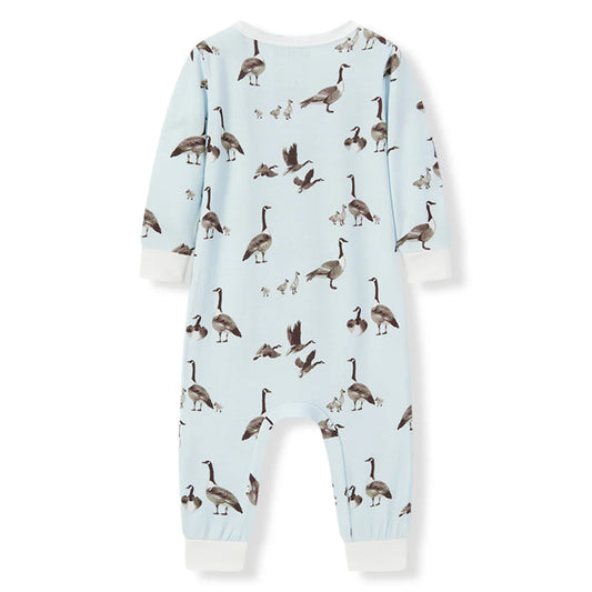 Milkbarn Strech Zipper Pajama Goose