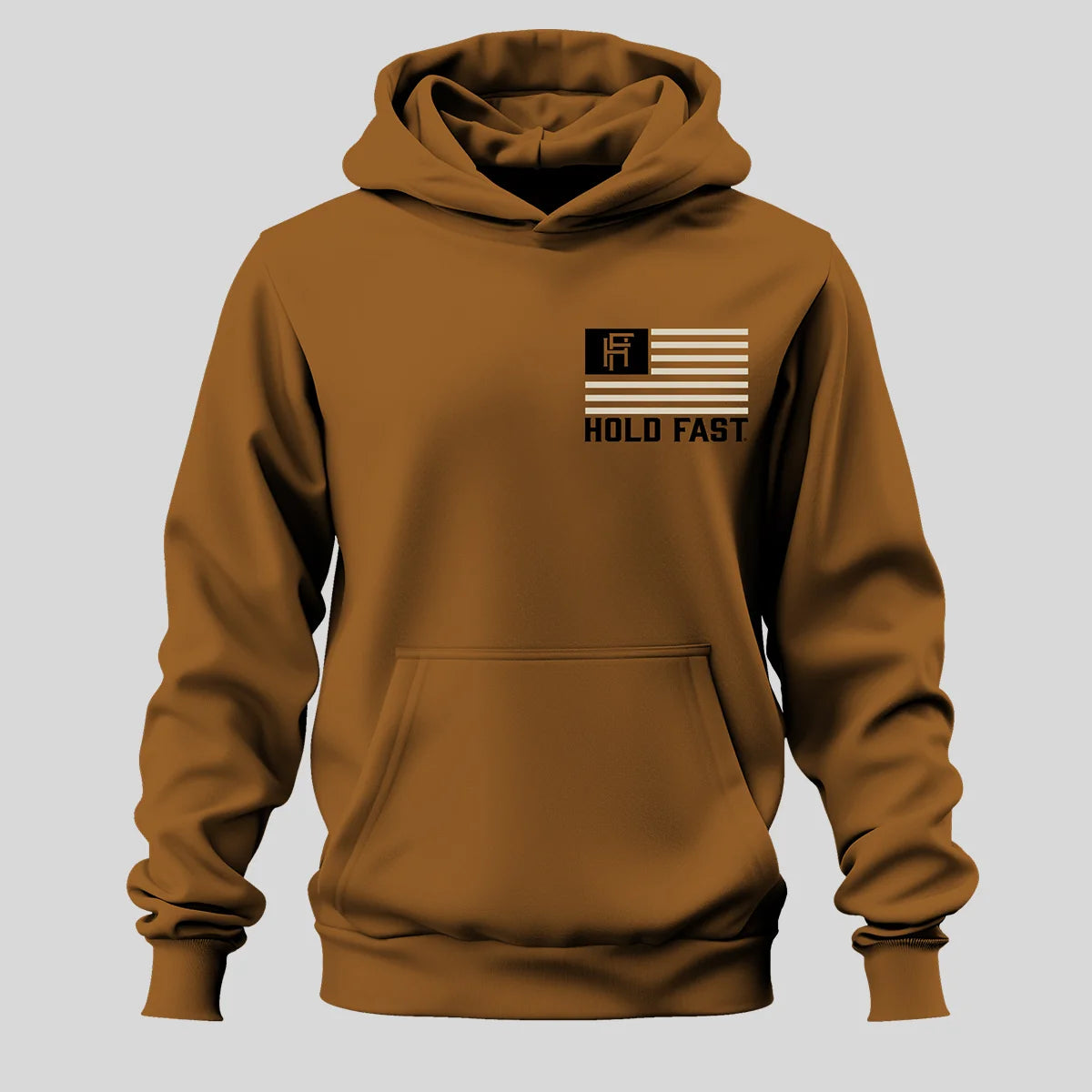 Hold Fast Hoodie Interlocking Logo Flag