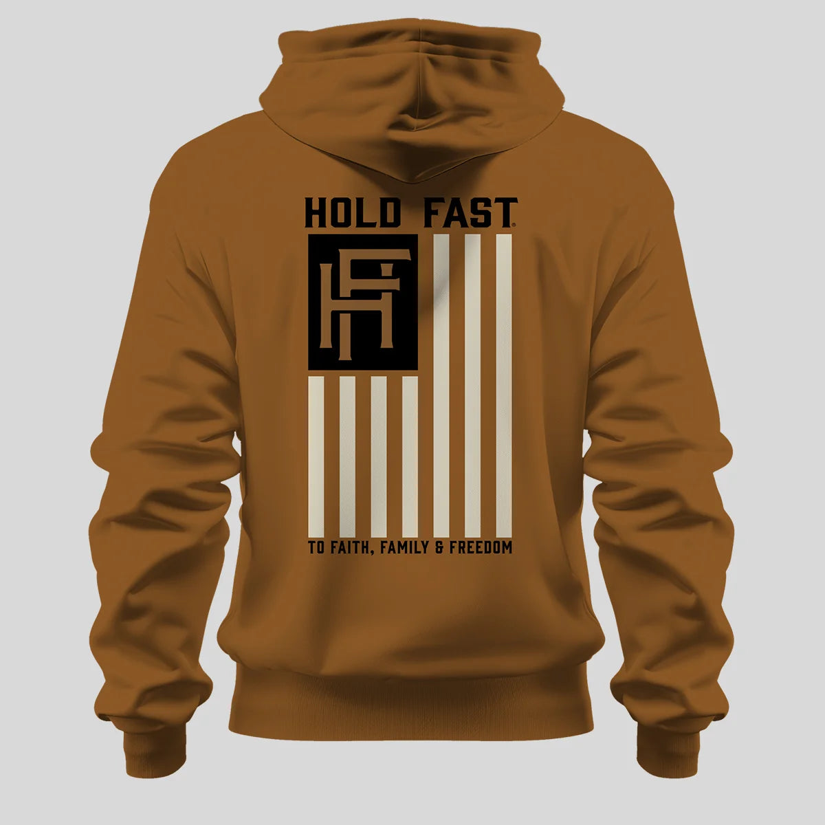 Hold Fast Hoodie Interlocking Logo Flag