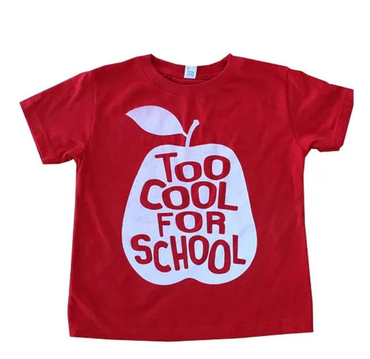 Youth Too Cool For School T Shirt