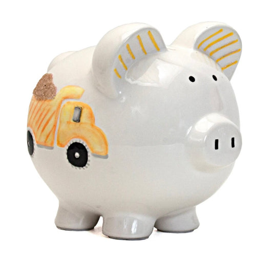 Digger Dump Truck Piggy Bank