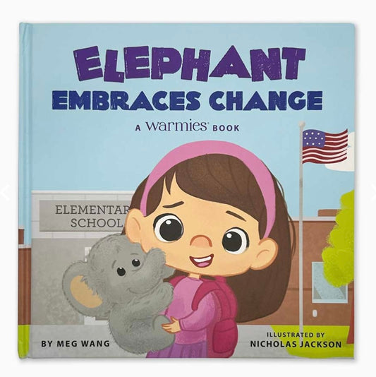 Elephant Embraces Change Warmies Book