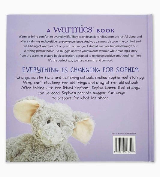 Elephant Embraces Change Warmies Book