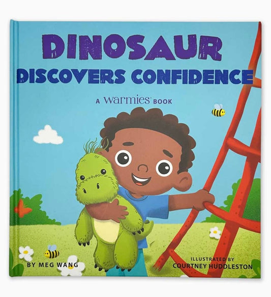 Dinosaur Discovers Confidence Warmies Book