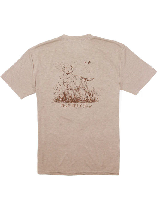PT Portland Pocket Tee SS - Labrador Sand