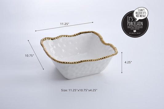 Pampa Bay Large  Square Salad Bowl