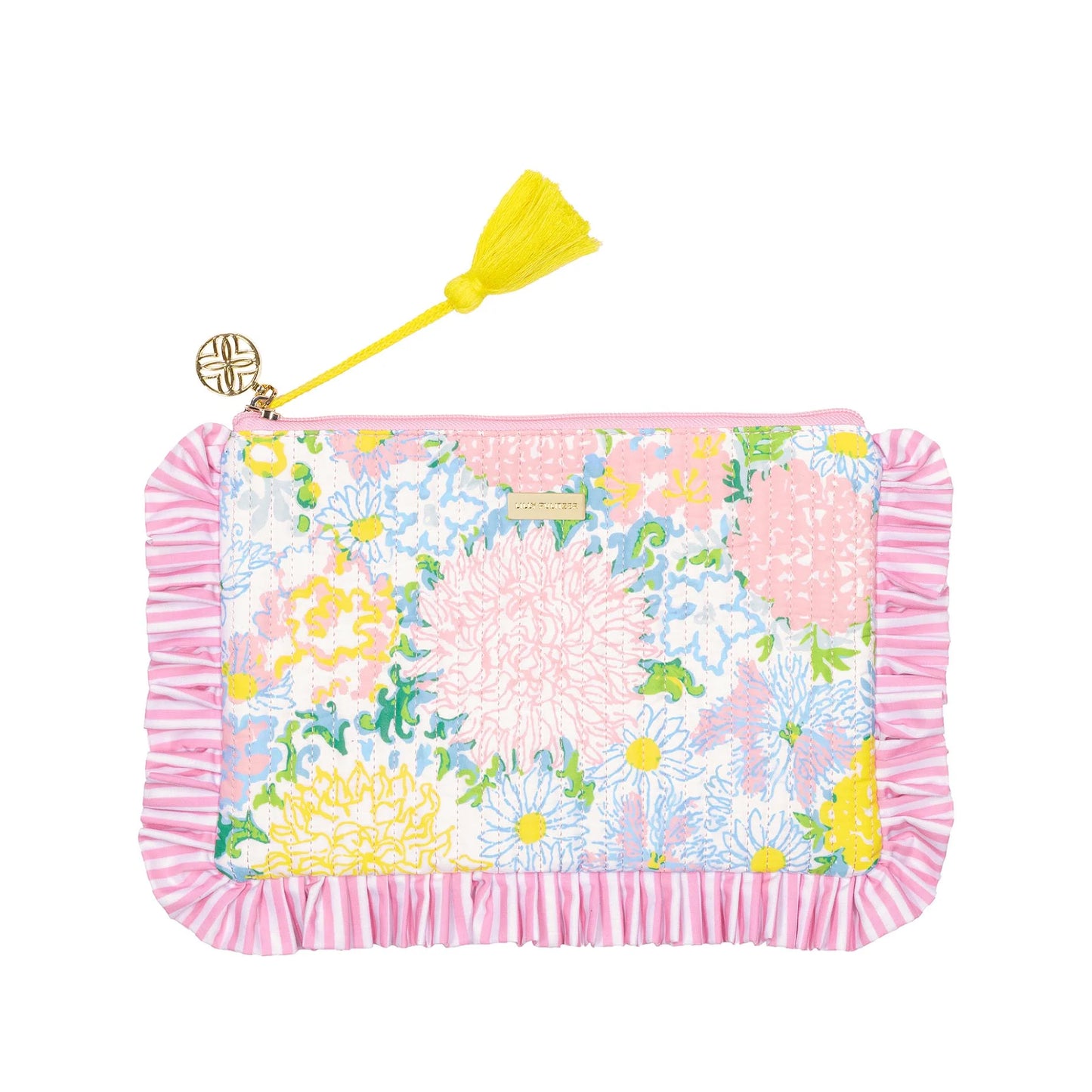 Lilly Pulitzer Ruffle Pouch, Lilly Garden Home