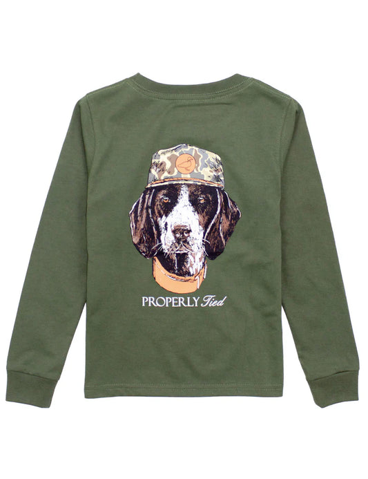 PT Youth Man's Best Friend LS Olive