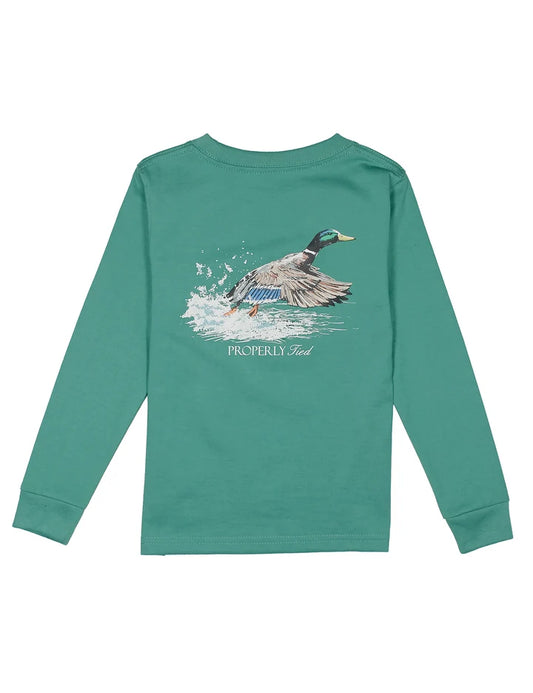 PT Youth Lift Off LS Teal