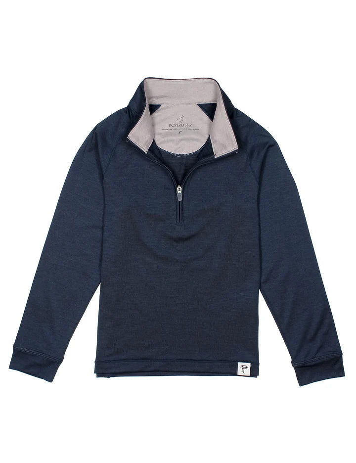 PT Youth Clubhouse Quarter Zip Navy