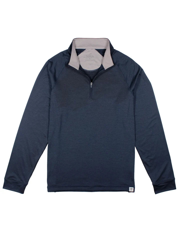 PT CLUBHOUSE QUARTER ZIP, NAVY