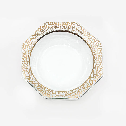 Annie Glass Mosiac 8 3/4" Deep Bowl