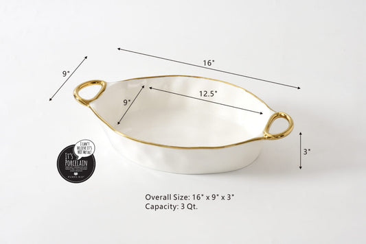 Pampa Bay Oval Baking Dish