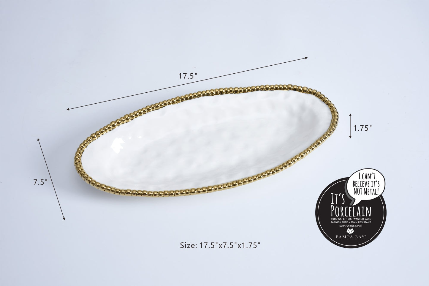 Pampa Bay Oval Platter