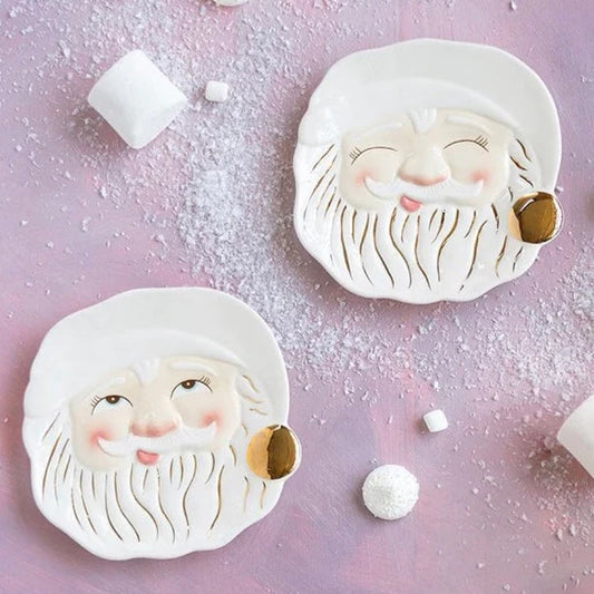 Papa Noel Ceramic Plate