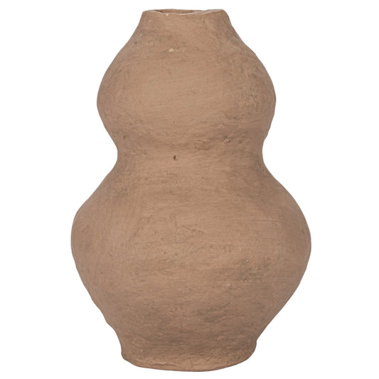 Paper Mache Vase, Dusty Rose