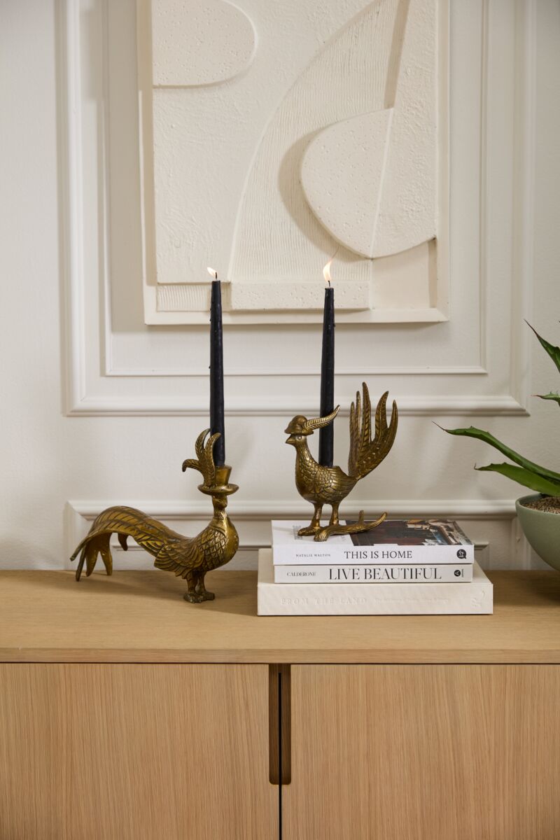 E + E Pheasant Candlestick Collection, 2 Styles