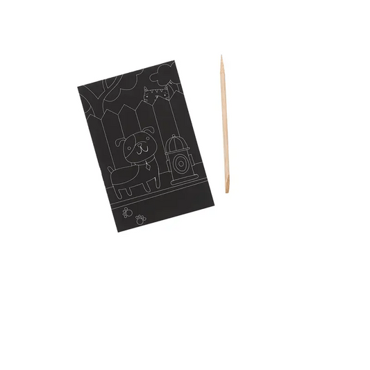 Playful Pups - Mini Scratch & Scribble Art Kit